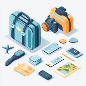 Infographic displaying essential solo travel safety tips with clear icons and concise text.