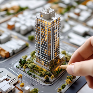 Infographic summarizing key tips for choosing travel accommodations with icons and simple graphs.