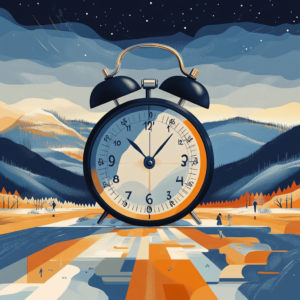 Infographic summarizing key benefits of weekend getaways with icons of time management and leisure.